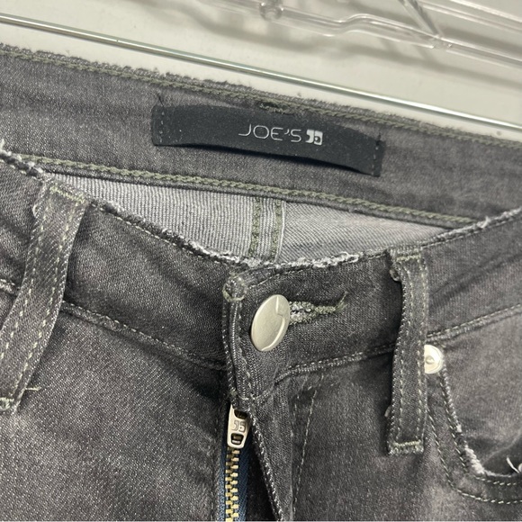 Joe's Jeans Skinny Ankle Distressed Jeans Jael Wash Black Gray TGDJ3L5968 26 - Picture 7 of 15